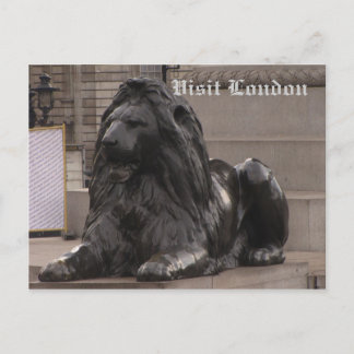 Trafalgar Square Lion Postkarte