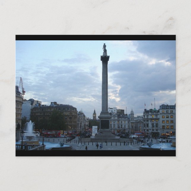 Trafalgar Square, London [Postcard] Postkarte (Vorderseite)