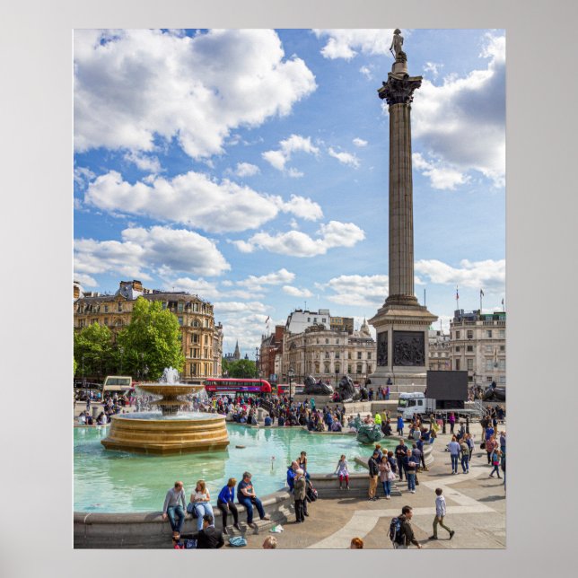 Trafalgar Square, London Poster (Vorne)