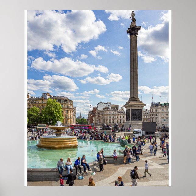 Trafalgar Square, London Poster (Vorne)