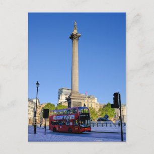 Trafalgar Square, London UK Postkarte