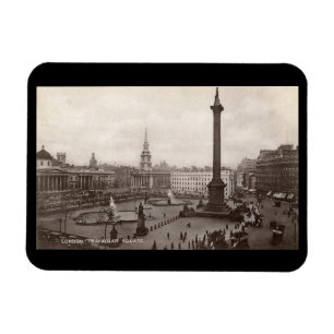 Trafalgar Square, London Vintag Magnet