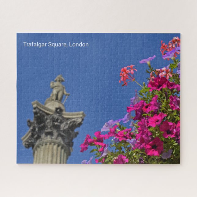 Trafalgar Square Nelson's Column, London UK Jigsaw Puzzle (Horizontal)