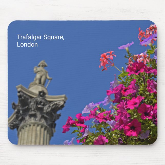 Trafalgar Square Nelson's Column, London UK Mousepad (Vorne)