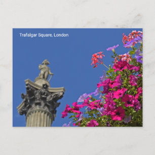 Trafalgar Square Nelson's Column, London UK Postkarte