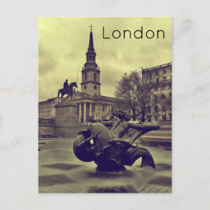 Trafalgar Square Postcard Postkarte
