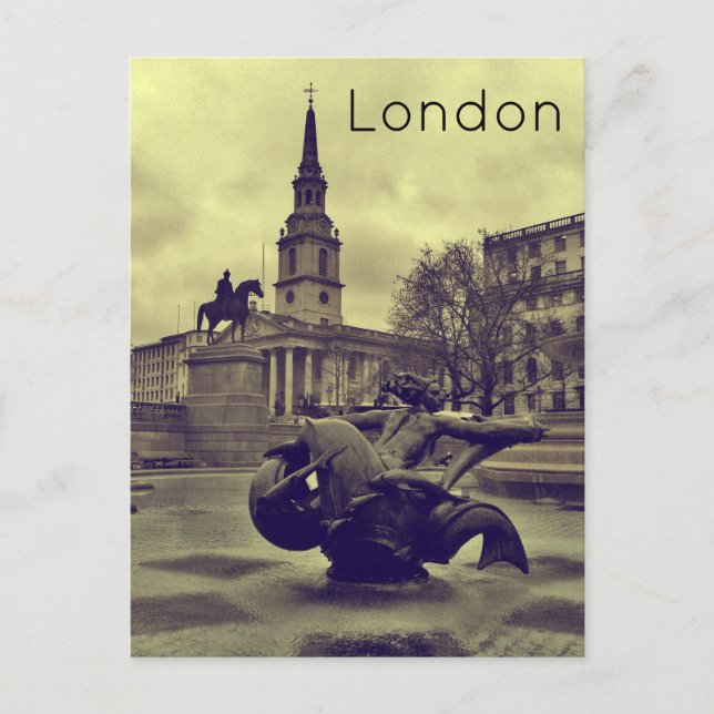 Trafalgar Square Postcard Postkarte (Vorderseite)
