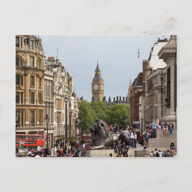 Trafalgar Square Postcard Postkarte (Vorderseite)