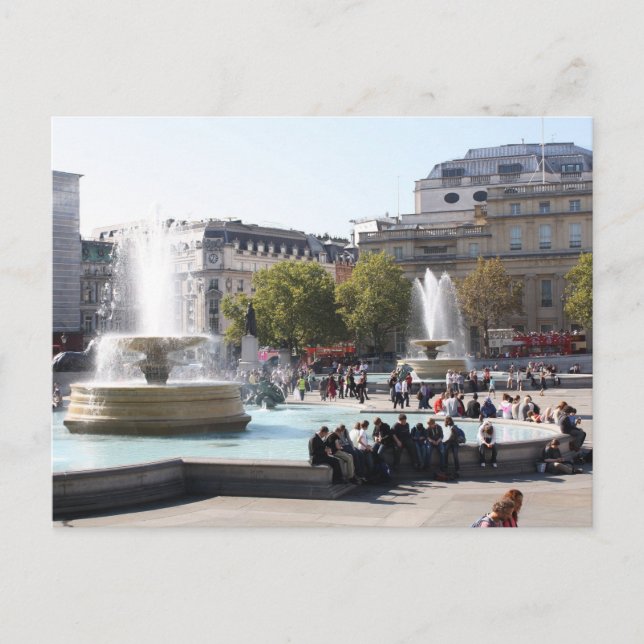 Trafalgar Square Postkarte (Vorderseite)