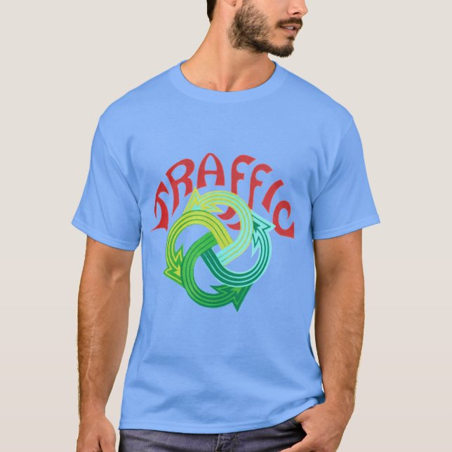 Traffic Band Mädchen Retro Freunde T-Shirt (Vorderseite)