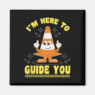 Traffic Cone Halloween Kostüm bin ich hier, um zu Magnet
