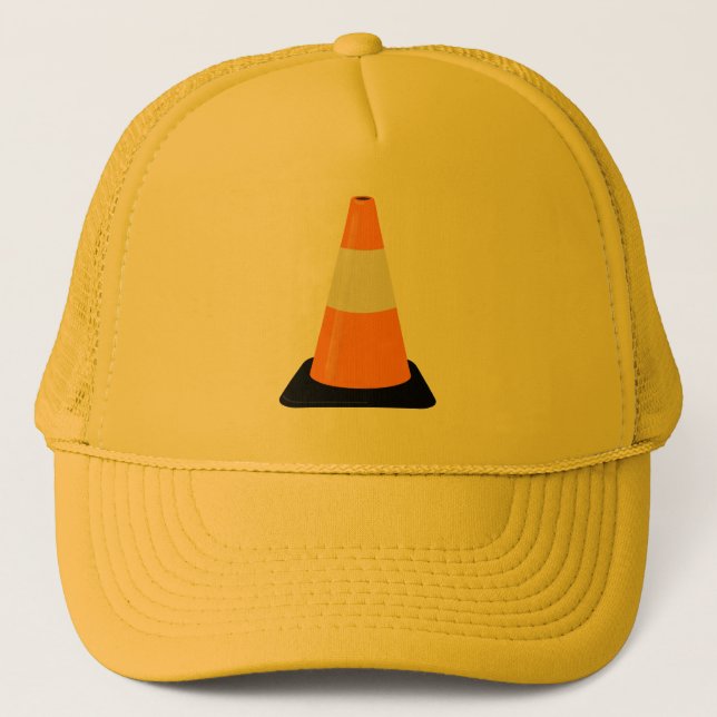 Traffic Cone Trucker Hat Truckerkappe (Vorderseite)