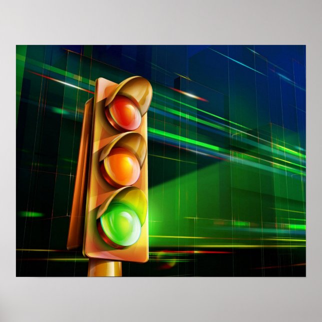 Traffic light - poster (Vorne)