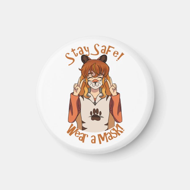 Trag eine Maske! Magnet (Vorne)