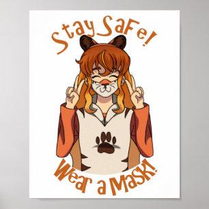 Trag eine Maske! Poster