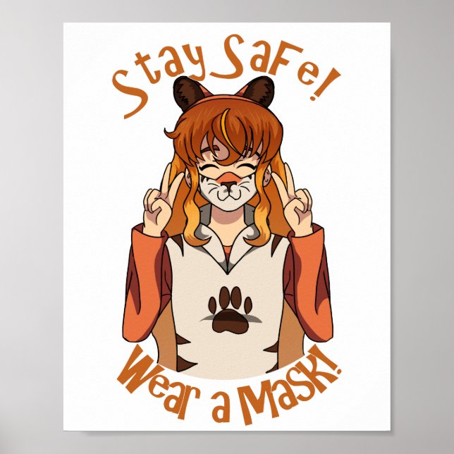 Trag eine Maske! Poster (Vorne)