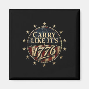Trag es wie 1776 patriotisch vintage Freiheit Magnet