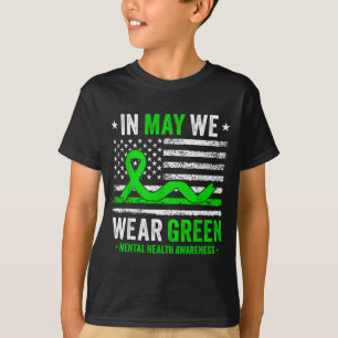 Trag Grün für den Monat der Bewusstseinsbildung fü T-Shirt