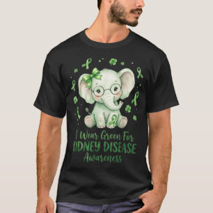 Trag Grün für Nierenkrankheiten-Bewusstsein Cute T-Shirt