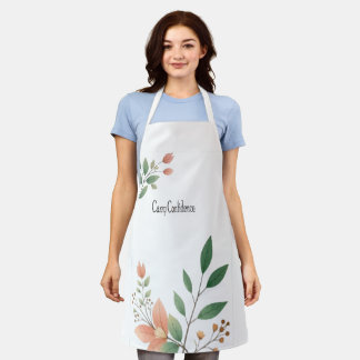 Trag Selbstvertrauen – Elegante Florale Empowermen Schürze