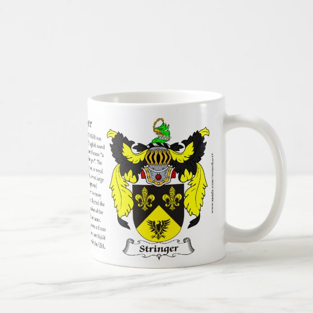 Tragbalken-Familien-Wappen Kaffeetasse (Rechts)
