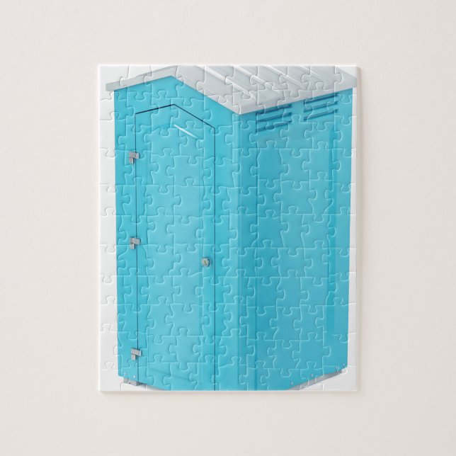 Tragbare chemische Toilette Puzzle (Vertikal)