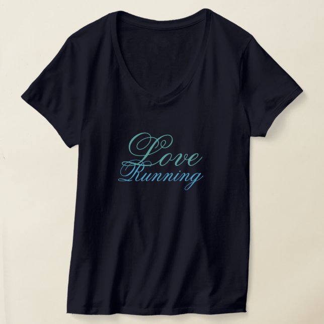Tragbare Inspiration-Liebe läuft T-Shirt (Ablage )