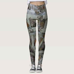 Tragbare Kunst!  Sistine Kapellen-Decke Leggings
