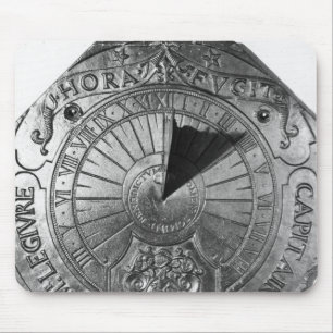 Tragbarer Sundial, von Sierk Schloss 1756 Mousepad