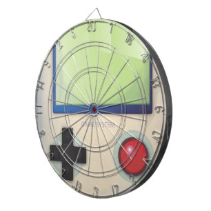 Tragbares Spielsystem Dartscheibe