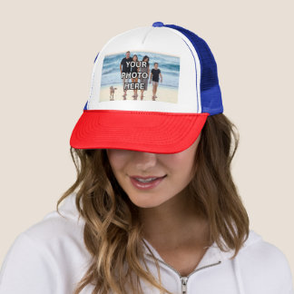🎆TRAGE! Benutzerdefinierte Familienfoto-LKW-Fahre Truckerkappe