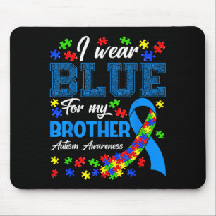 Trage Blau für den Monat der Autismusaufklärung fü Mousepad