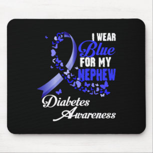Trage Blau Für Meinen Neffen T1d Diabetes-Bewussts Mousepad
