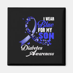 Trage Blau für meinen Sohn T1d Diabetes-Bewusstsei Magnet