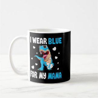 Trage Bleu Für Mama Dinosaurier Diabetes-Bewusstse Kaffeetasse