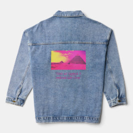 Trage Das Wort oder nicht Jeansjacke