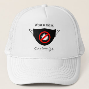 Trage eine Maske Thunder_Cove Truckerkappe