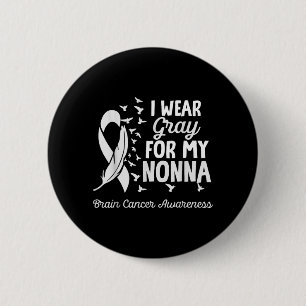 Trage Grau für Nonna-Shirts Hirntumor-Bewusstsein Button