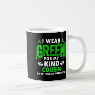 Trage Grün für Cousin - Nierenerkrankung Bewusstse Kaffeetasse
