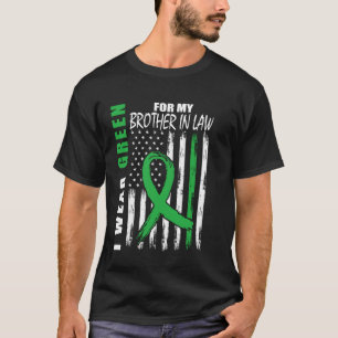 Trage Grün Schwager Nierenerkrankung Bewusstsein T-Shirt