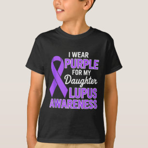 Trage lila für den Monat des Lupus-Bewusstseins de T-Shirt