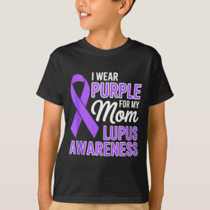 Trage lila für Mama Lupus-Bewusstseinsmonat sle T-Shirt