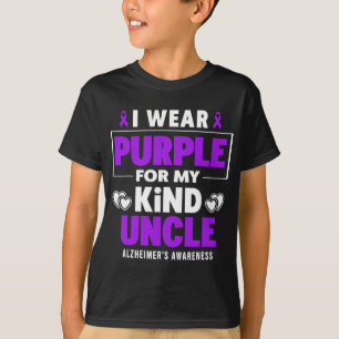 Trage Lila für meinen Onkel Alzheimerheimer's Bewu T-Shirt