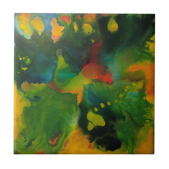 Trage mit Johnson Abstrakt Artwork Fliese (Vorderseite)