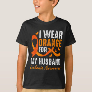 Trage Orange für die Unterstützung des Leukämie-Be T-Shirt