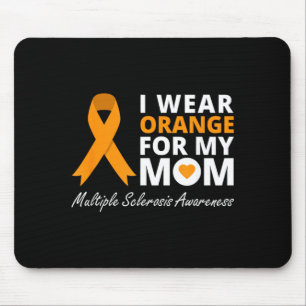 Trage Orange für Mama Multiple Sklerose-Bewusstsei Mousepad