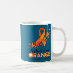 Trage orange Multiple Sklerose-Bewusstsein ms Kaffeetasse