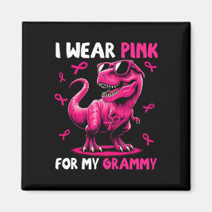 Trage Rosa für meinen Grammy T-Rex Dinosaurier Bru Magnet