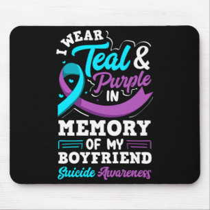 Trage Türkis und Lila in Erinnerung an Freund Lang Mousepad