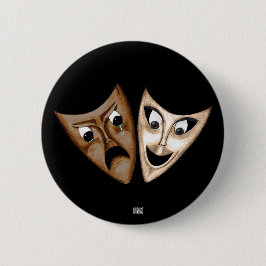 Tragedy & Comedy Button